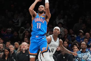 Thunder aplasta 121-92 a los Nets y encadena 10 victorias seguidas