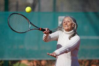 Imparable: Ana Obarrio tiene 85 años y jugará en el Mundial de tenis de Croacia