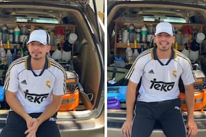 Tiene veinte años y creó un negocio de lavado de autos exitoso