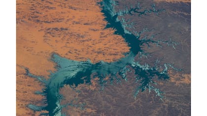 Lago Nasser al sur de Egipto