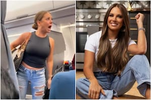 Tiffany Gomas, la mujer del avión, habló de su "cruel" experiencia