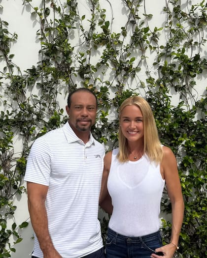 Tiger Woods confirmó su relación con Vanessa Trump en una publicación en redes sociales