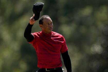 Tiger Woods durante la ronda final del Masters de Augusta