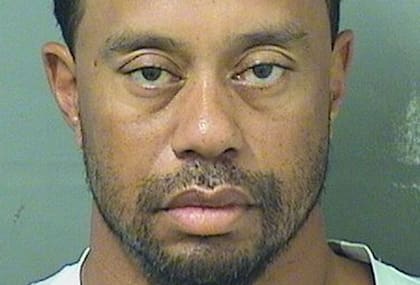 Tiger Woods estuvo detenido cuatro horas