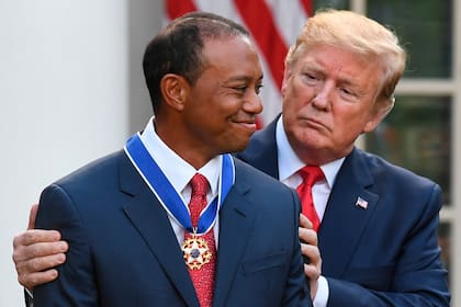Tiger Woods y Donald Trump: la pasión por el golf los une