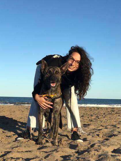 Tigre conoció Valeria del Mar, la ciudad natal de Josefina y donde viven sus padres.