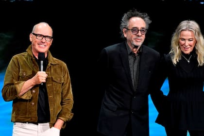 Tim Burton, Michael Keaton y Catherine O’Hara se reunieron en el escenario para hablar de la secuela de Beetlejuice