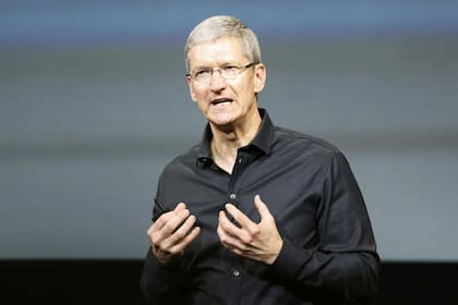Tim Cook, CEO de Apple, durante la presentación del iPhone 5S y 5C