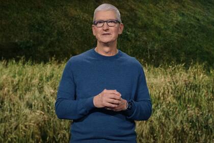 Tim Cook en la presentación