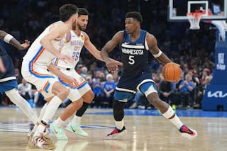 Timberwolves dejan fuera a Anthony Edwards de 1 a 2 semanas por inflamación en la rodilla