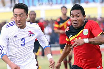 Timor Oriental y Mongolia jugaron el primer partido camino a Rusia 2018