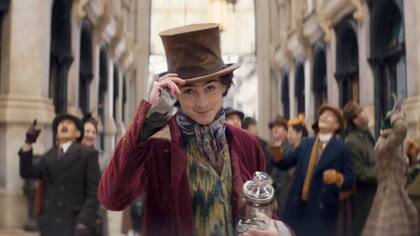 Timothée Chalamet en Wonka
