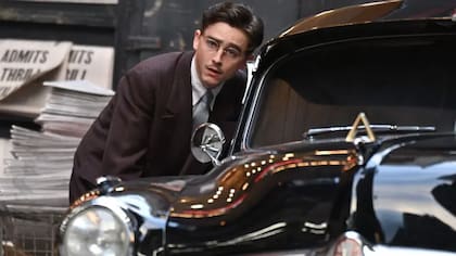 Timothée Chalamet fue fotografiado el pasado mes de octubre durante el rodaje de Marty Supreme en las calles de Nueva York