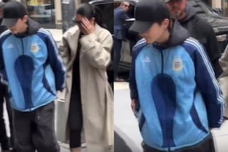 Timothée Chalamet vistió la campera de la selección argentina para su cita con Kylie Jenner