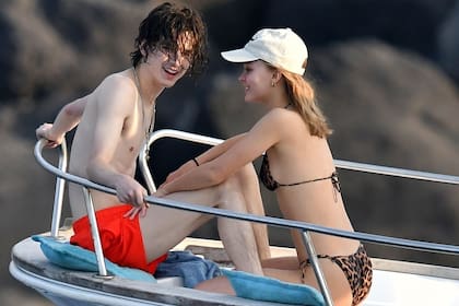 Timothée Chalamet y Lily Rose Depp, aquí en Capri, habrían retomado su relación