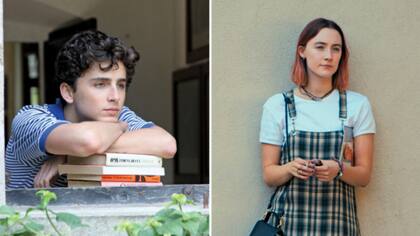 Timothée Chalamet y Saoirse Ronan, nominados como mejores intérpretes por Call Me By Your Name y Lady Bird, respectivamente