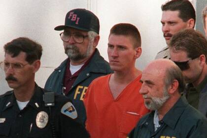 Timothy McVeigh, el responsable del atentado contra un edificio federal de Oklahoma, es uno de los tres reos federales ejecutados desde 1988.