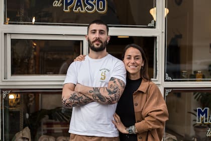 Tina Risso y Augusto Fernández decidieron abrir una focacceria en la ciudad de las diagonales.