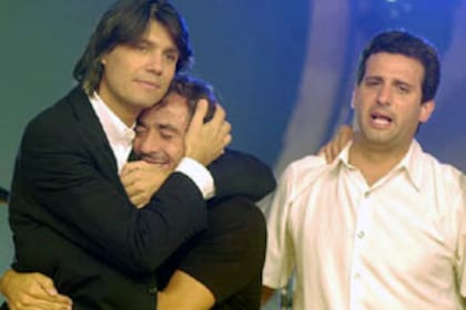 Una era pasada de la TV: Marcelo Tinelli, Pablo Granados y José María Listorti en Videomatch