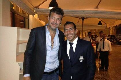 Tinelli con Tevez