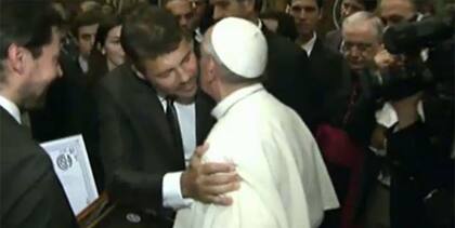 Tinelli, junto a Francisco