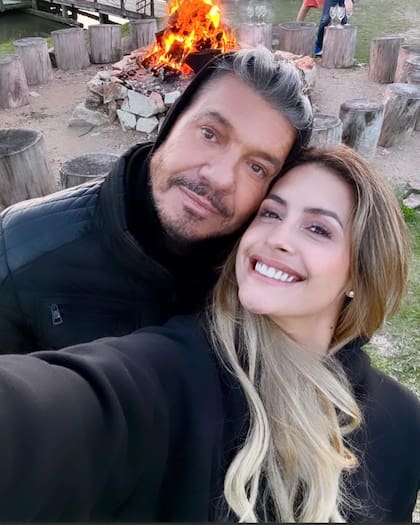 Tinelli y Milett Figueroa, su última pareja