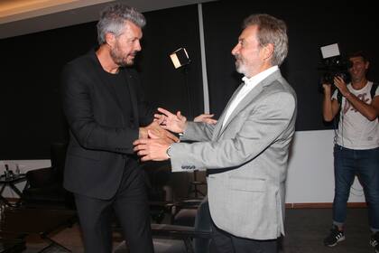 Tinelli y Vila tienen una cordial relación, más allá de que en algún momento compitieron por la presidencia de la Asociación del Fútbol Argentina.