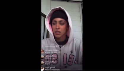 Tini Stoessel abrió su corazón en un vivo de Instagram (Foto: captura Instagram)