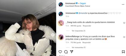 Tini Stoessel dio el presente en el evento de moda de Moncler