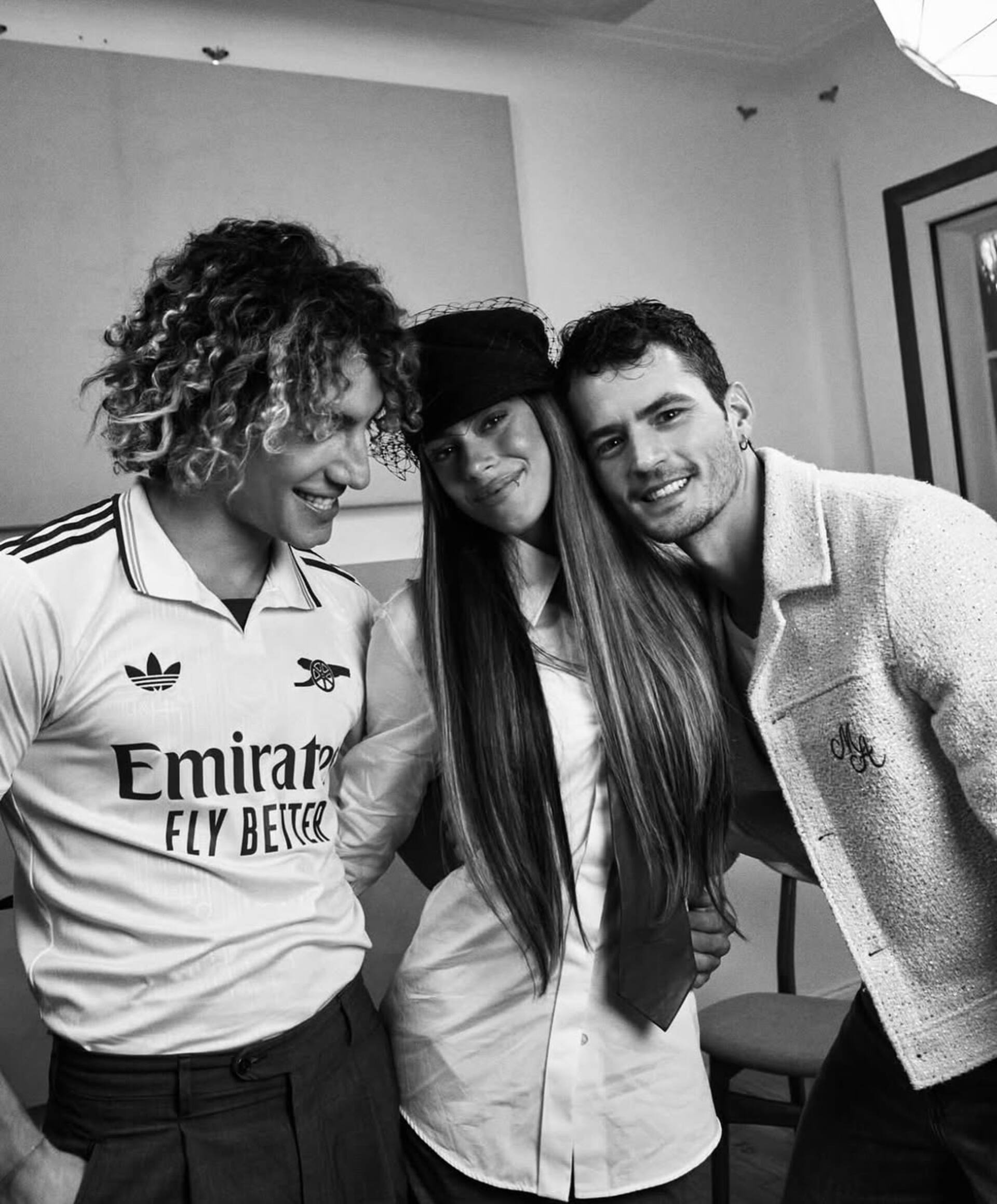 Tini Stoessel junto a los coprotagonistas de Quebranto, Jorge López y Martín Barba