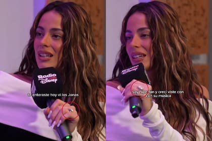 Tini Stoessel lució un anillo que alimentó los rumores de compromiso con Rodrigo De Paul (Foto: Captura de video)