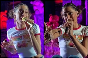 Tini Stoessel sorprendió a todos al cantar “La triple T” en la fiesta Bresh