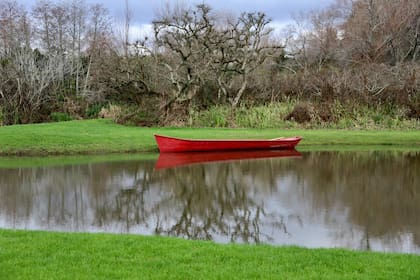 Típico paisaje ribereño.
