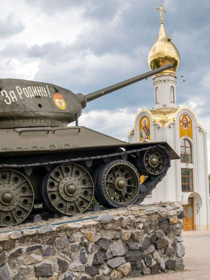 Tiráspol mantiene muchos símbolos de la era soviética