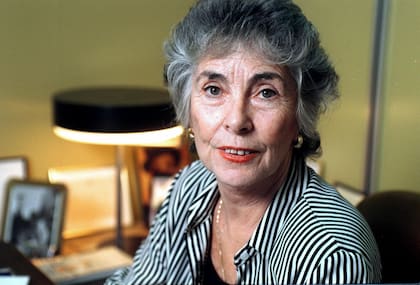 Tita Tamames, una de las productoras del film junto a Rosita Zemborain, en 1997