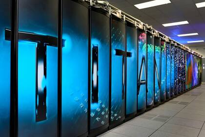 Titan, la supercomputadora del laboratorio nacional Oak Ridge de Estados Unidos, que se ubica en el segundo lugar detrás de la máquina china Tianhe-2