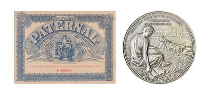 Títulos y medallas conmemorativas de La Paternal y Agronomía. 1904.