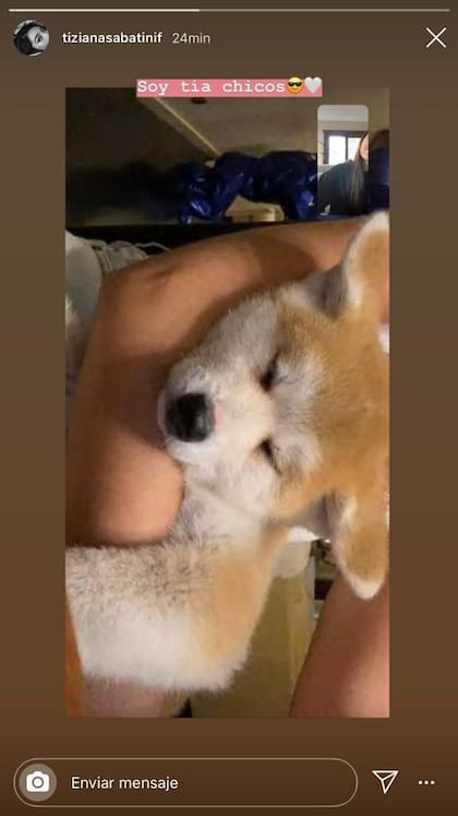 Tiziana Sabatini, hermana de Oriana escribió: "Soy tía chicos"