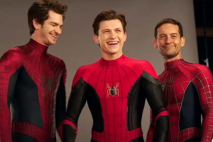 Tobey Maguire, Andrew Garfield yTom Holland
