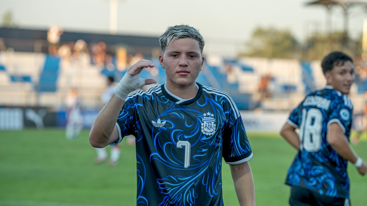 Argentina debutó con una goleada en el Sudamericano Sub 17 de Paraguay: 4-1 a Perú