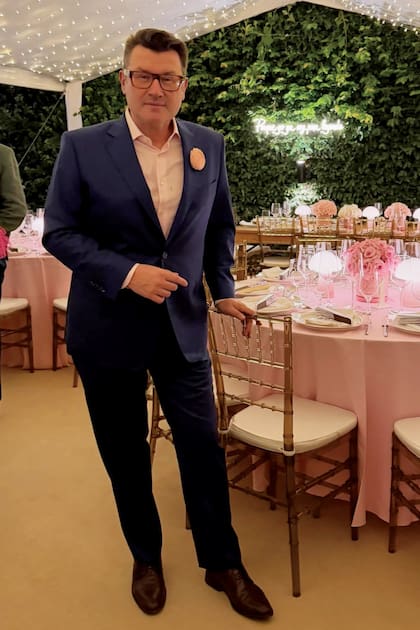 “Toda mi admiración para nuestra querida Chiquita, para Marce y su divina familia”, les dedicó Gabriel Oliveri, que disfrutó del festejo íntimo