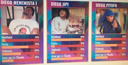 Todas las caras de Diego Maradona