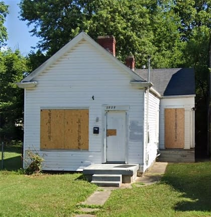 Todas las casas en venta están abandonadas y necesitarán reparaciones (Louisville/Jefferson County Metro Government)