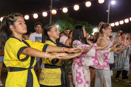 Todas las generaciones reunidas para celebrar