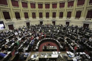 Las mejores imágenes de la maratónica sesión en Diputados