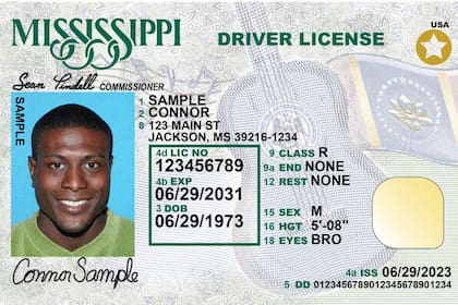 Todas las licencias de conducir y documentos de identificación de Mississippi cumplen con los requisitos de Real ID