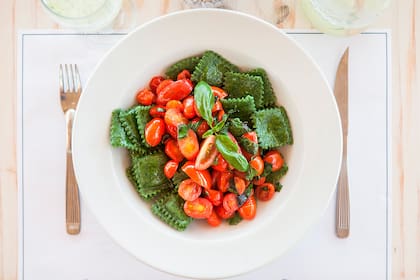 Todas las pastas de Calma restó al mar son de Il Garda