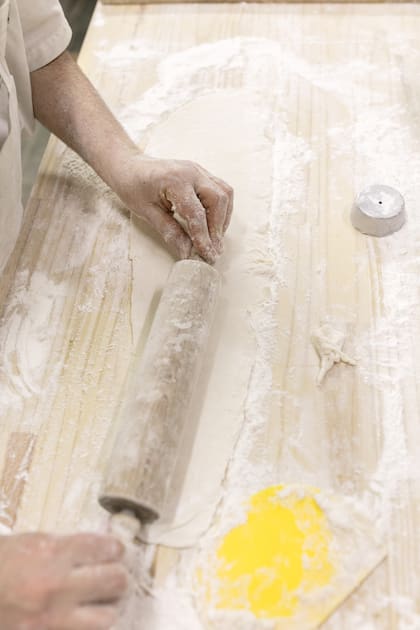 Todas las pastas de la Trattoria Napolitana Véspoli se hacen en el momento.