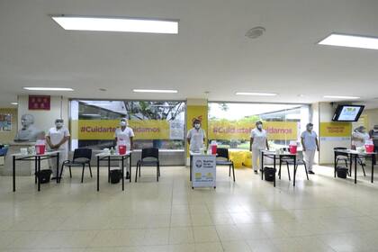 Todo dispuesto en el hospital Argerich para vacunar contra el coronavirus