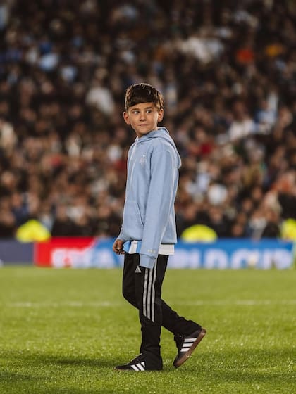 Todo el clan Messi dijo presente en el estadio Más Monumental (Foto: Instagram @antonelaroccuzzo / @chinasanjuann)